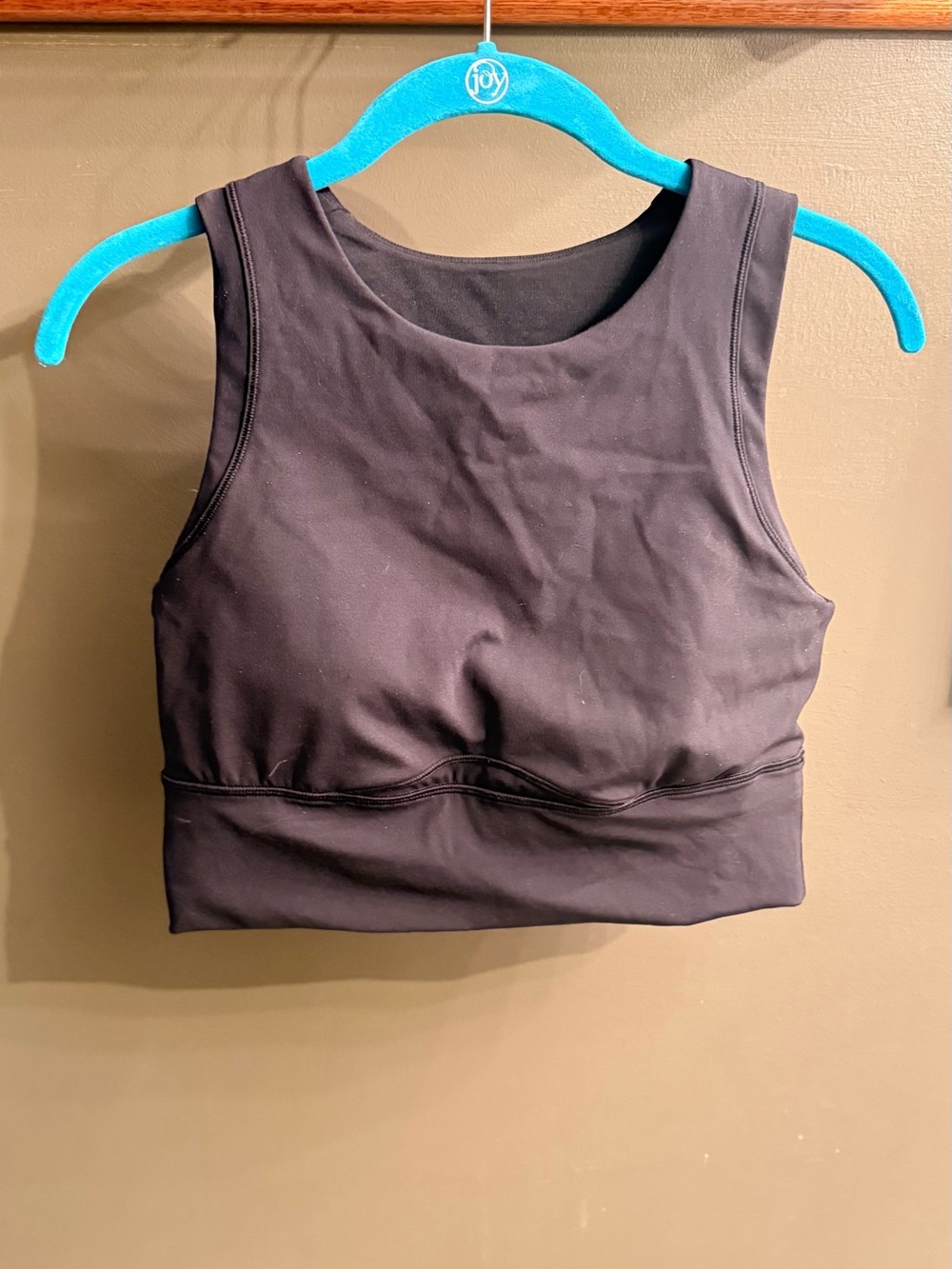 lululemon athletica Black Cropped Tank